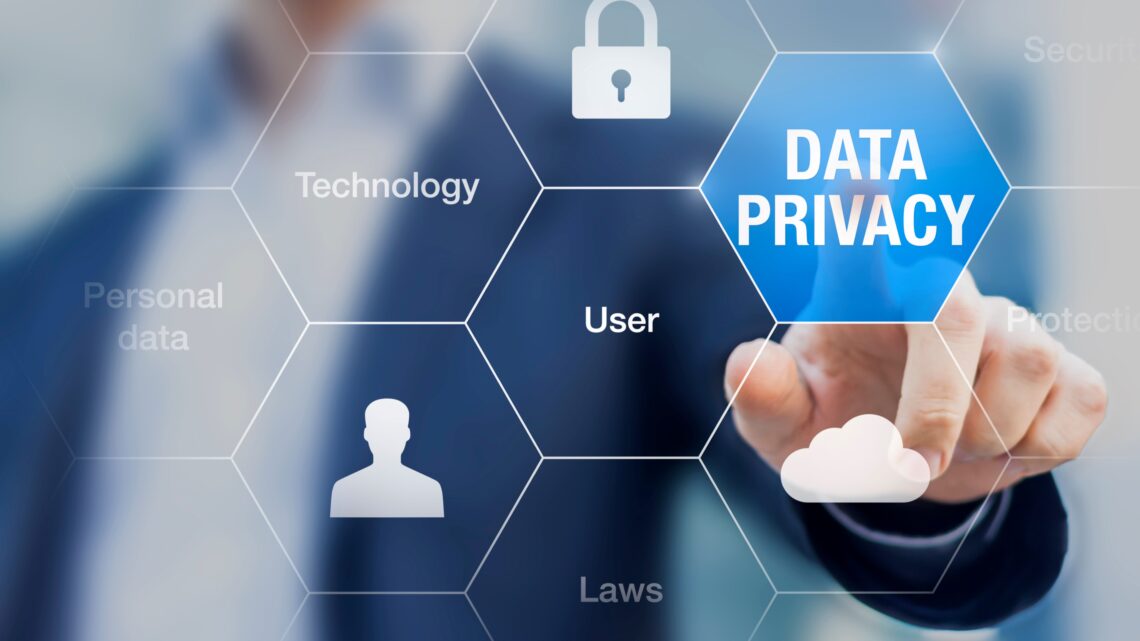 Fingerzeig auf "Data Privacy"